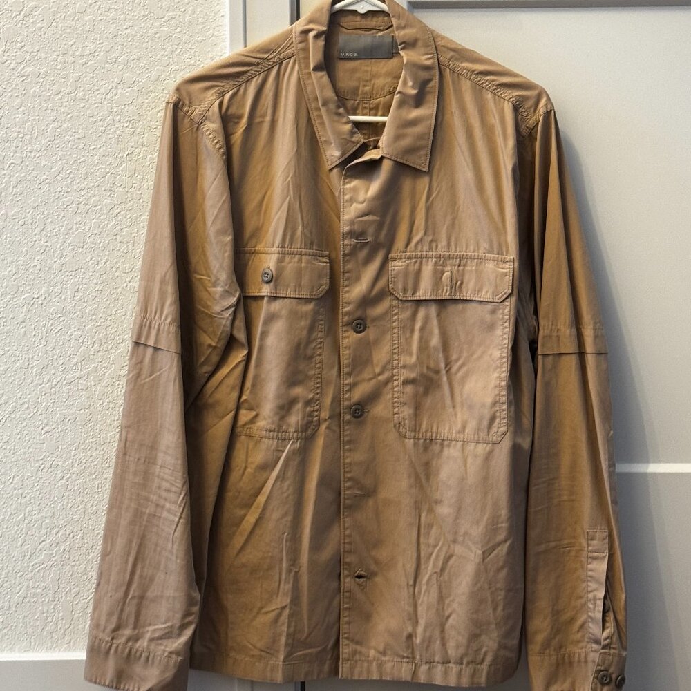 Vince Utility Shacket / Lightweight Jacket – Tan … - image 1